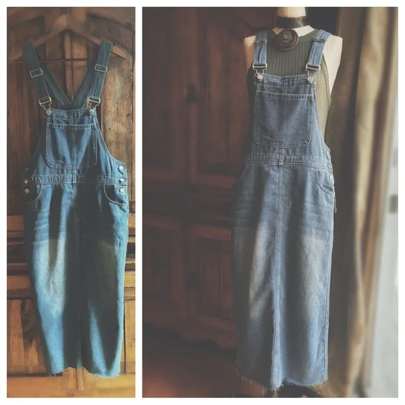 Dress Denim Overall - Picture 2 of 10